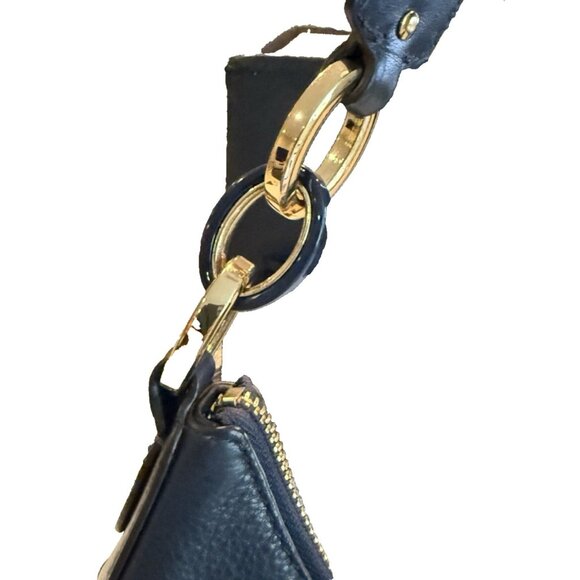 Michael Kors Isabella Black Pebbled Leather Handbag Shoulder Bag Gold Hardware - Picture 6 of 9